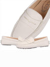 Women's Gommino Leather Driving Shoes White - TOD'S - BALAAN 2