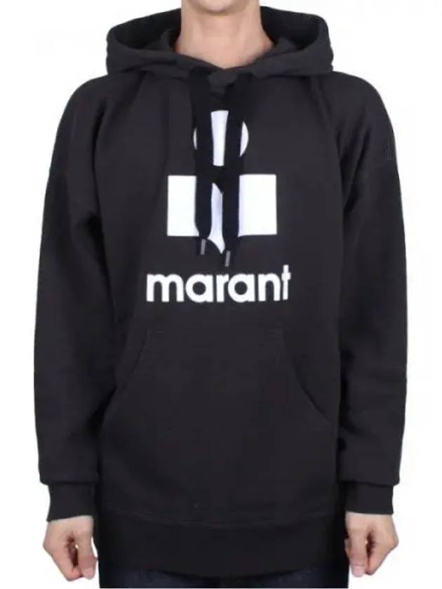 Miley Big Logo Hoodie Faded Black - ISABEL MARANT - BALAAN 2