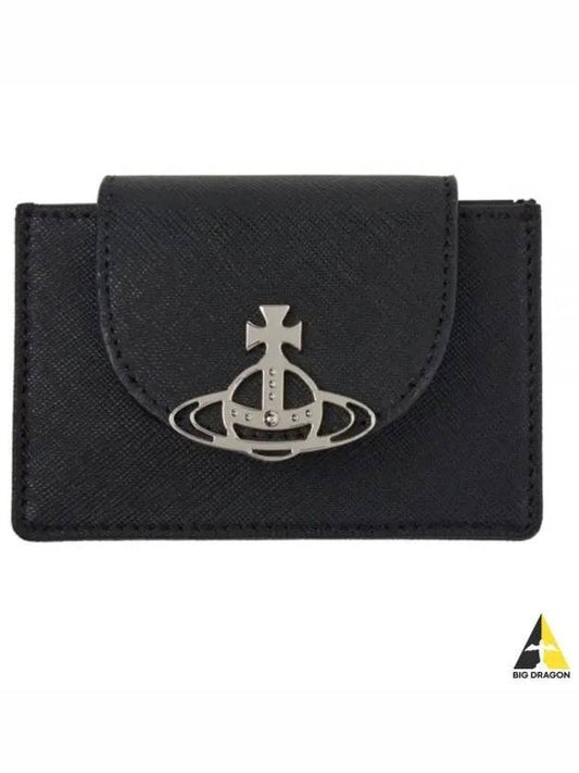 FLAP CARD HOLDER 5402000BW L001N N401 Wrap - VIVIENNE WESTWOOD - BALAAN 1