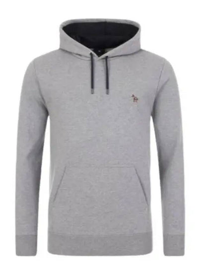 Zebra Patch Cotton Hoodie Grey - PAUL SMITH - BALAAN 2