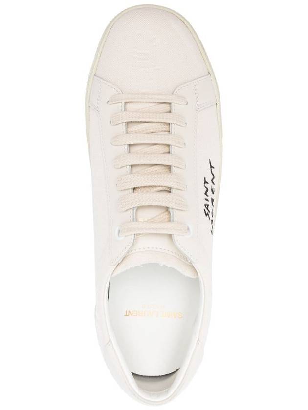 Court Classic SL/06 Sneakers Cream - SAINT LAURENT - BALAAN 5