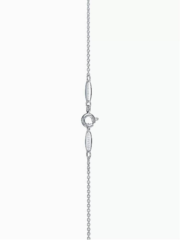 Elsa Peretti Open Heart 16MM Necklace Silver - TIFFANY & CO. - BALAAN 5