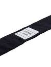 4-Bar Plain Wool Tie Navy - THOM BROWNE - BALAAN 11