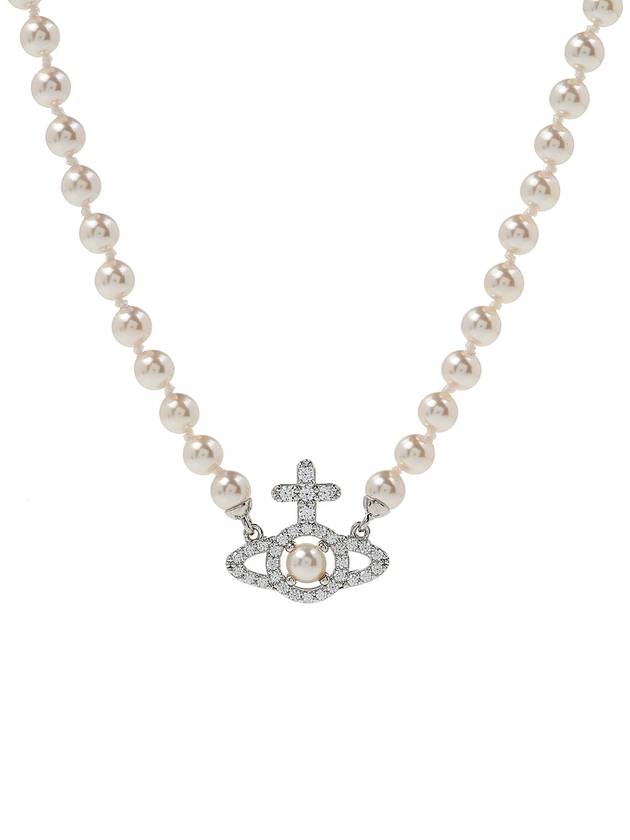 Women's Olympia Pearl Necklace Silver - VIVIENNE WESTWOOD - BALAAN 4