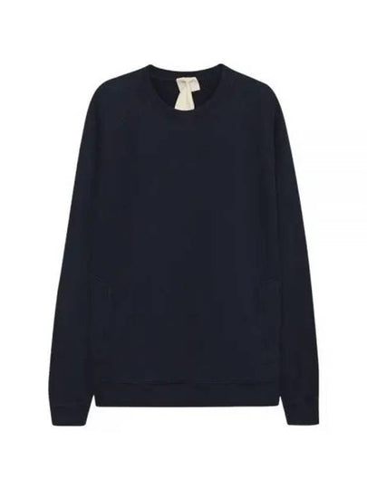 Men's Felpa Chiusa Girocollo Sweatshirt Navy - TEN C - BALAAN 2