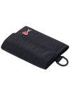 Signature Heart Logo D Ring Bicycle Wallet Black - AMI - BALAAN.