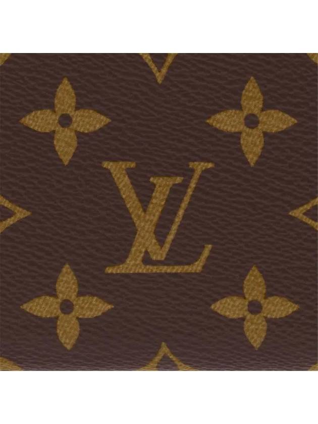 Monogram Clemence Long Wallet Brown Fuchsia - LOUIS VUITTON - BALAAN 5