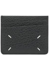 Four Stitch Card Wallet Black - MAISON MARGIELA - BALAAN 2