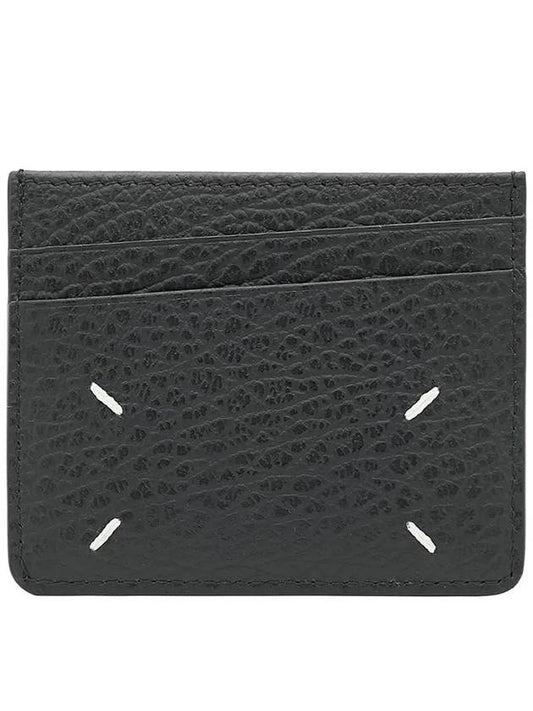 Four Stitch Card Wallet Black - MAISON MARGIELA - BALAAN 2