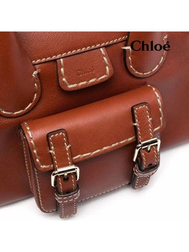 Edith Mini Shoulder Tote Bag Brown - CHLOE - BALAAN 6