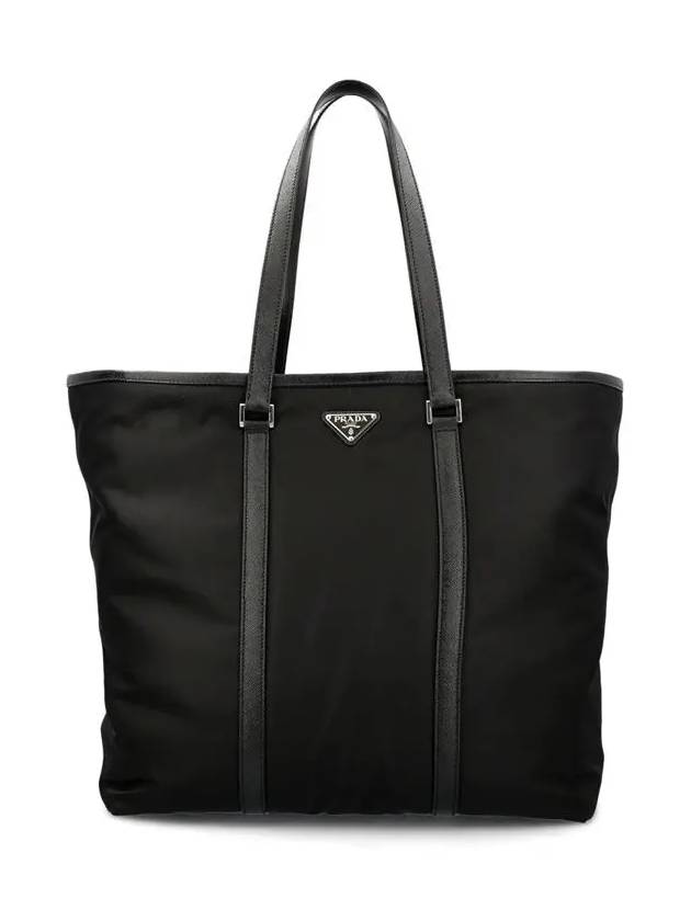 Re-Nylon Saffiano Tote Bag Black - PRADA - BALAAN 3