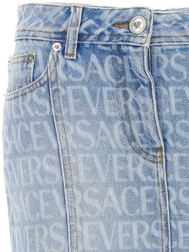 Denim Skirt 1011517 1A062371D190 - VERSACE - BALAAN 4