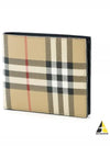 Men's Vintage Check Half Wallet Beige - BURBERRY - BALAAN 2