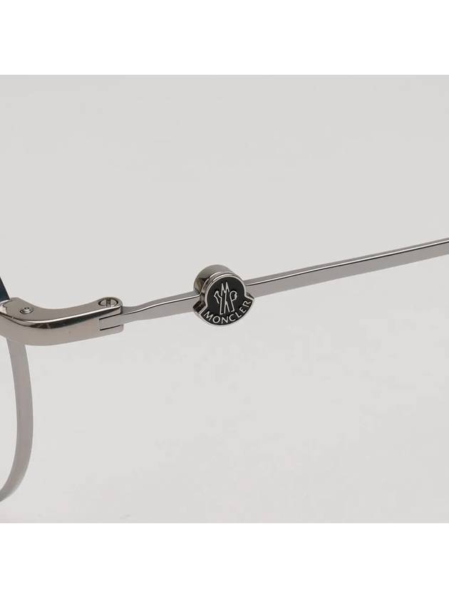 Eyewear Round Titanium Eyeglasses Silver - MONCLER - BALAAN 6