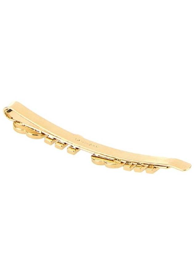 Enamel Metal Hair Clip Gold Green - MIU MIU - BALAAN 5