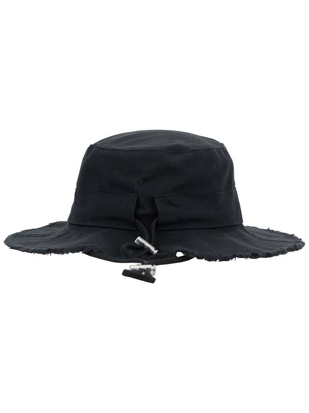 Le Bob Artichaut Bucket Hat Black - JACQUEMUS - BALAAN 3