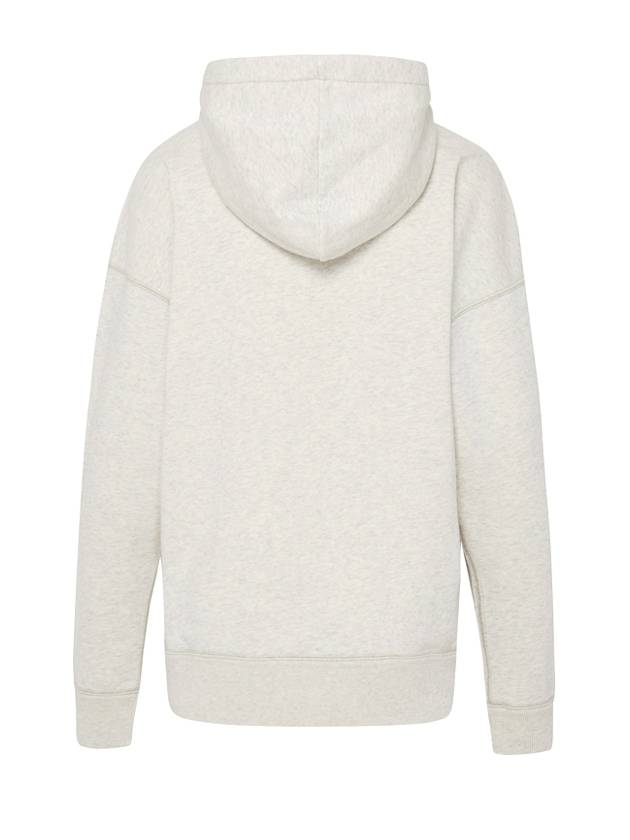 SW0362 22A044E 23EC Mansell Logo Hooded Sweatshirt Ecru Women Hoodies TJ - ISABEL MARANT - BALAAN 5