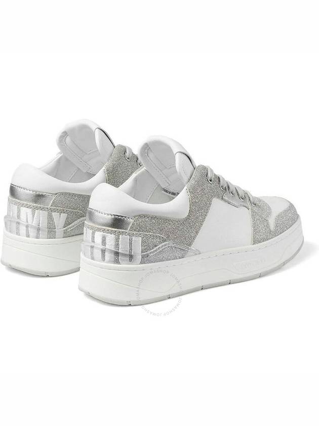 Jimmy Choo Florent F Low Top Glitter Sneakers Brand Size 38 US Size 8 - JIMMY CHOO - BALAAN 3