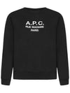 Women's Tina Logo Sweat Sweatshirt Black - A.P.C. - BALAAN 3