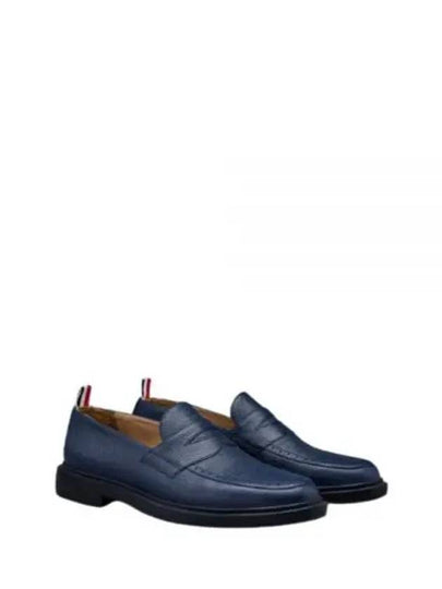 Classic Leather Penny Loafers Blue - THOM BROWNE - BALAAN 2