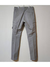 14 year old size gray double zipper pocket wappen cargo pants 771631014 - STONE ISLAND - BALAAN 3