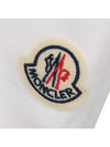 Logo Patch Polo Shirt White - MONCLER - BALAAN 6