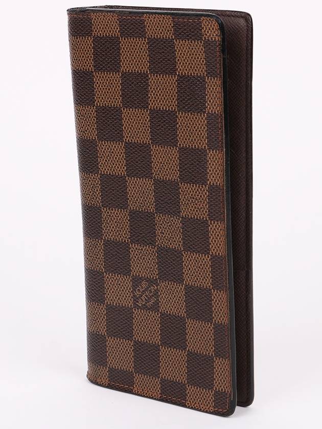 Damier pattern brazza men s long wallet - LOUIS VUITTON - BALAAN 3