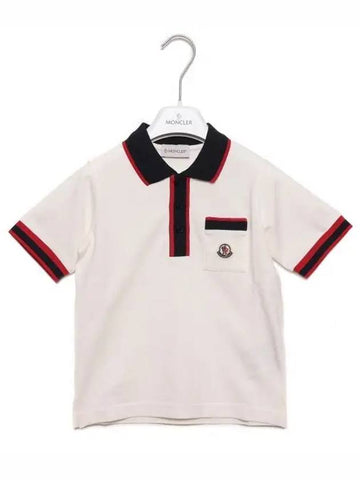 Color Block Polo Short Sleeve T Shirt 8A00003 8496W 034 24S 1216261 - MONCLER - BALAAN 1