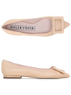 Women's Flats Leather Ballerina Shoes Nude Pink - ROGER VIVIER - BALAAN 2