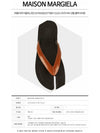 Men's Stitch Tabi Flip Flops Black Brown - MAISON MARGIELA - BALAAN 3