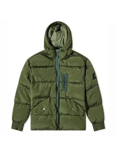 Wappen Patch Metal Econyl Down Padding Olive - STONE ISLAND - BALAAN 1