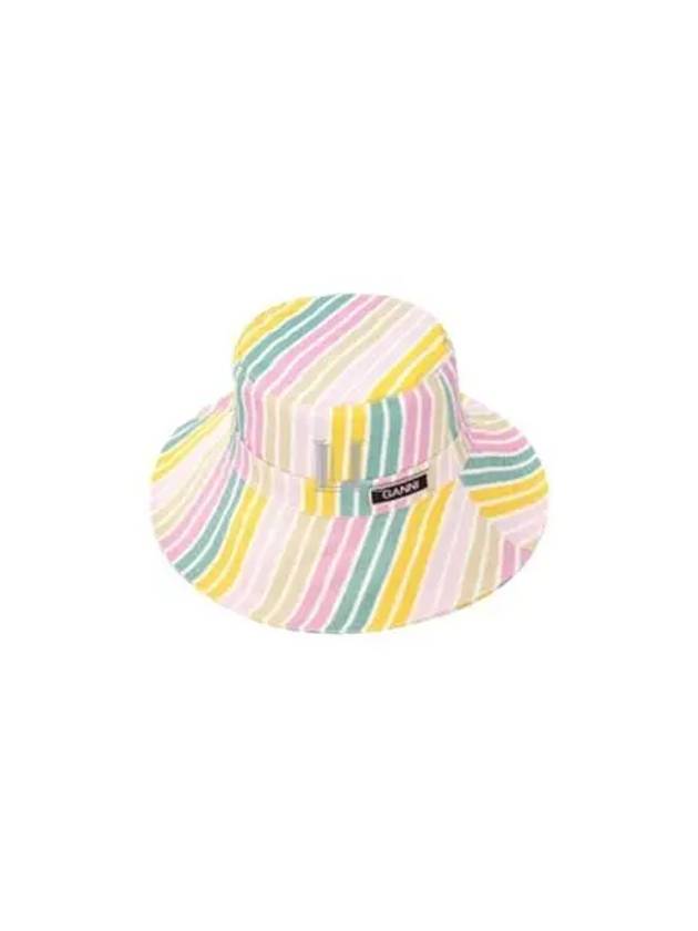 Striped Bucket Hat - GANNI - BALAAN 2