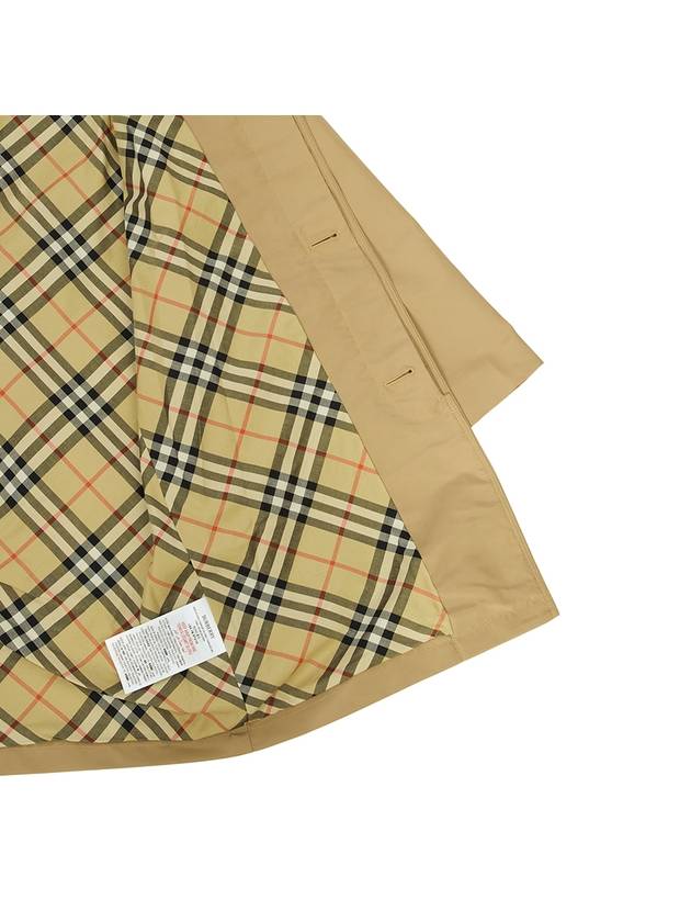 Kids Light Weight Hooded Trench Coat Camel - BURBERRY - BALAAN 9