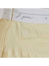 Golf Wear Uncut Chiffon Pleated Skirt Lemon - J JANE - BALAAN 5