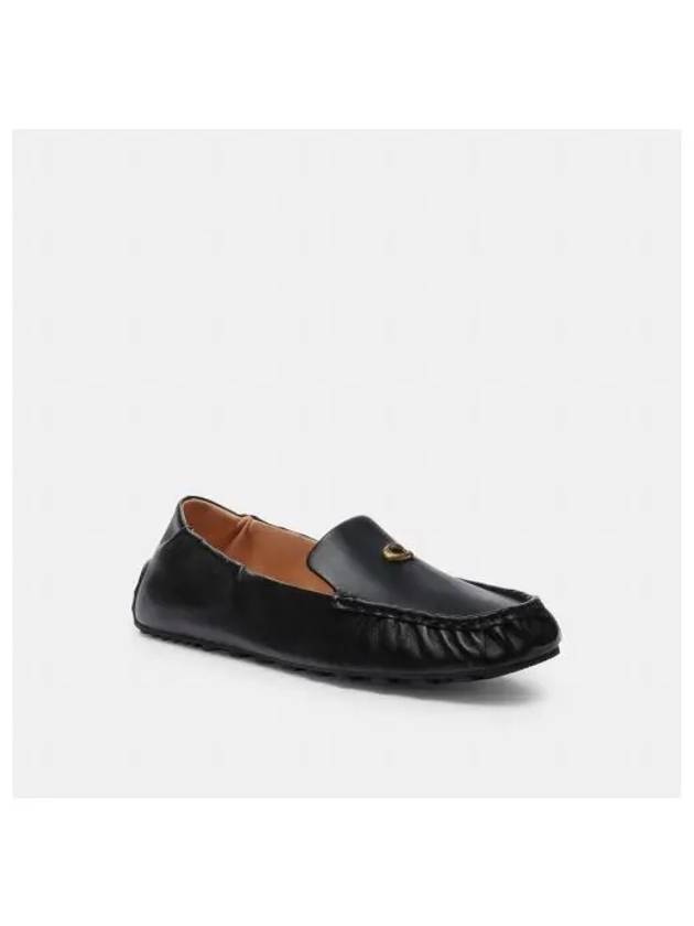 Ronnie Leather Loafers Black - COACH - BALAAN 2