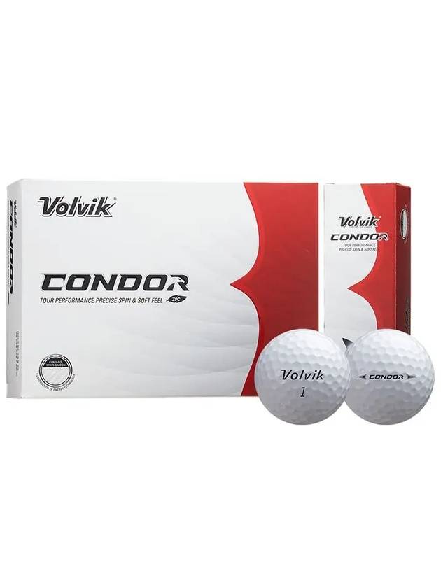 Golf Ball Condor Urethane White Carbon High Rebound 1 Dozen 12 Balls - VOLVIK - BALAAN 4