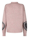 Heart Print Chunky Knit Sweater A60552 - ACNE STUDIOS - BALAAN 5