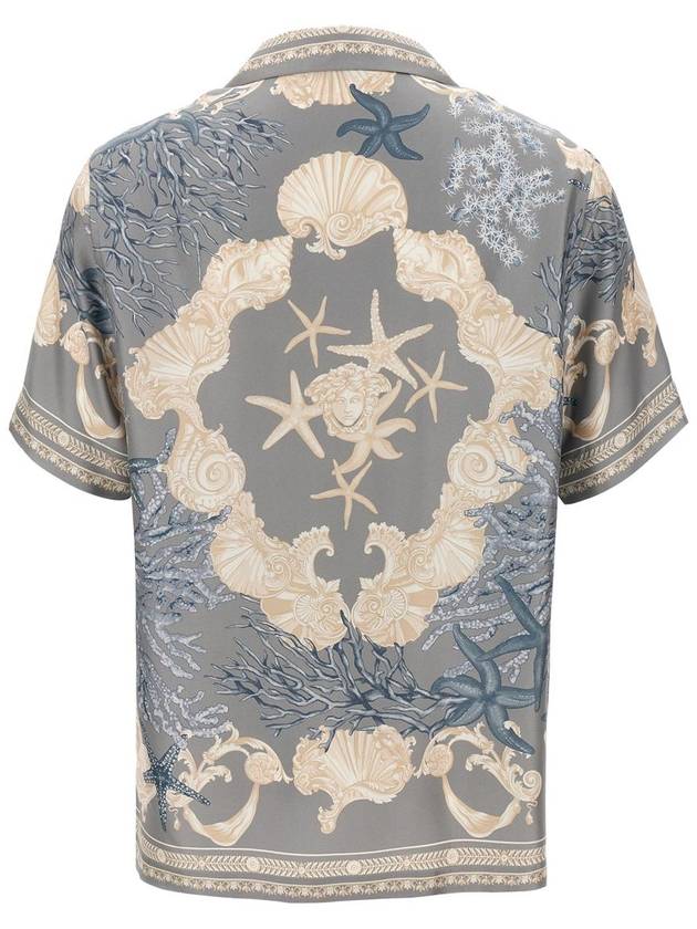 Graphic print silk shirt 10039261A11093 - VERSACE - BALAAN 3