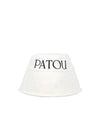 Logo Printing Cotton Bucket Hat 24PAC0270132001W - PATOU - BALAAN 1