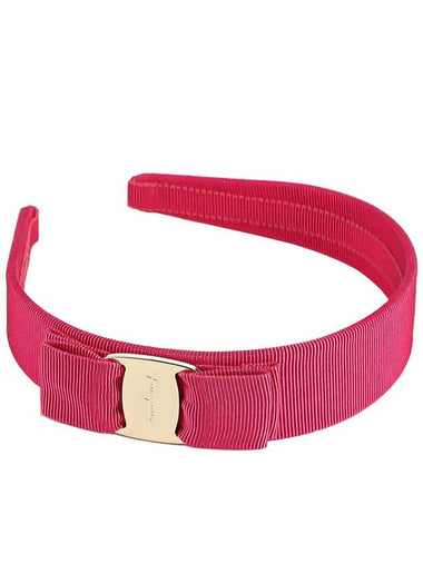 Vara Bow Hairband Pink - SALVATORE FERRAGAMO - BALAAN 1