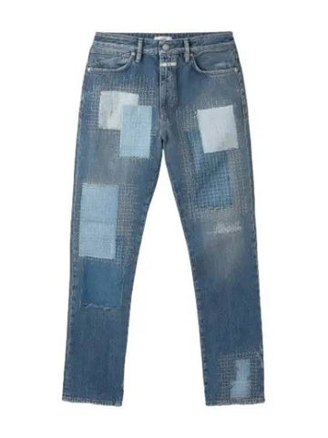 Bogus straight denim pants mid blue jeans - CLOSED - BALAAN 1