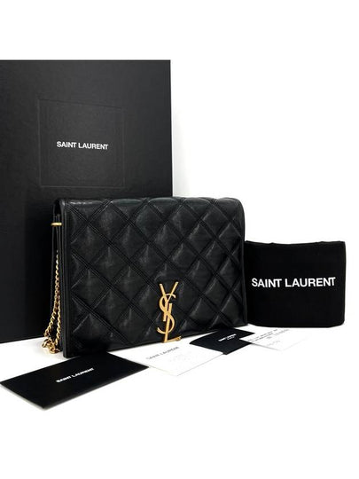 Becky gold chain crossbag shoulder bag black - SAINT LAURENT - BALAAN 2