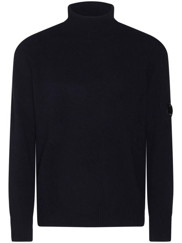 Lambswool GRS Knit Turtleneck Black - CP COMPANY - BALAAN 3