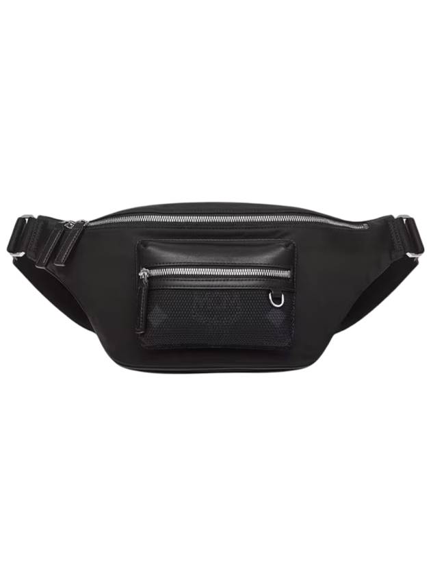 Fursten Recycled Nylon Belt Bag Black - MCM - BALAAN 1