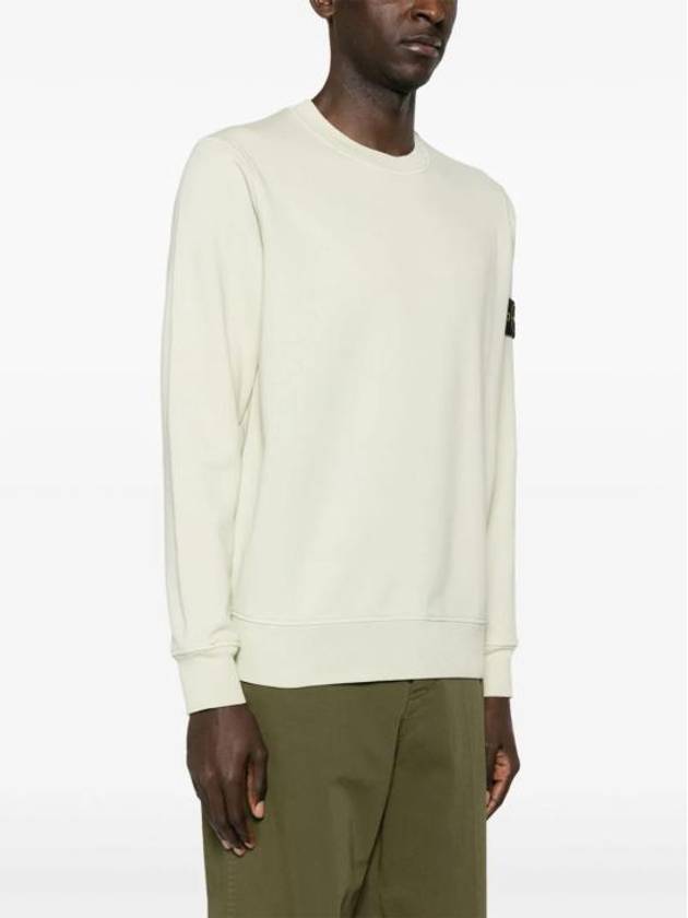 Wappen Patch Garment Dyed Sweatshirt Pistachio - STONE ISLAND - BALAAN 4