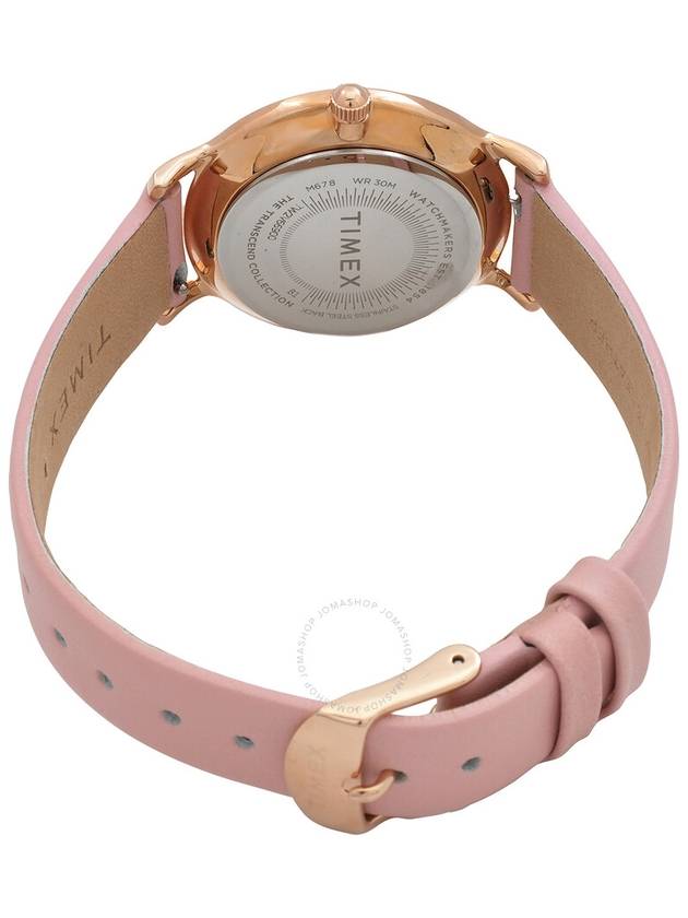 Timex Transcend Quartz Rose Gold Dial Ladies Watch TW2V66900VQ - TIMEX - BALAAN 3