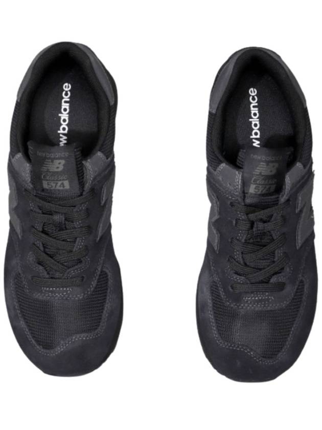 574 Low Top Sneakers Triple Black - NEW BALANCE - BALAAN 4