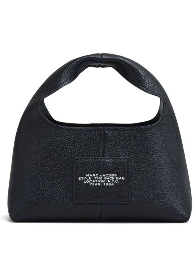 'The Mini Sack' Black Handbag With Logo In Leather Woman - MARC JACOBS - BALAAN 12