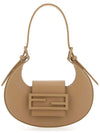 Cookie Small Leather Shoulder Bag Brown - FENDI - BALAAN 1