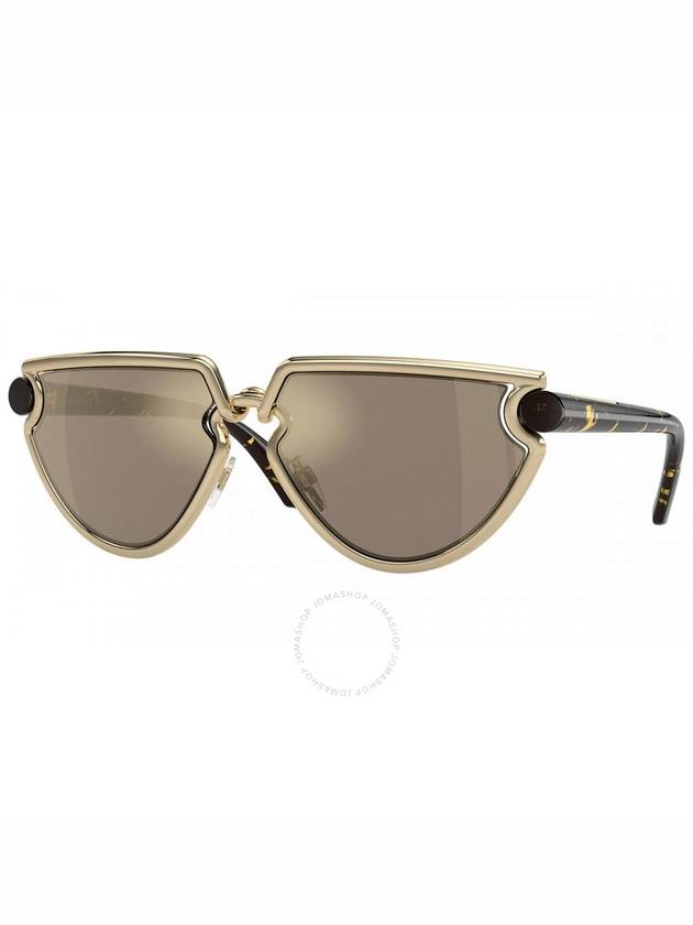 Burberry Gold Mirror Irregular Ladies Sunglasses BE3152 11095A 61 - BURBERRY - BALAAN 1